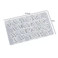 Moule silicone lettres et chiffres pour bijoux – Couleur Letter Mold07