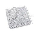 Moule silicone lettres et chiffres pour bijoux – Couleur Letter Mold08