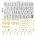 Moule silicone lettres et chiffres pour bijoux – Couleur Mold01 Set