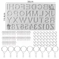 Moule silicone lettres et chiffres pour bijoux – Couleur Mold02 Set