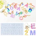 Moule silicone lettres et chiffres pour bijoux résine – 1