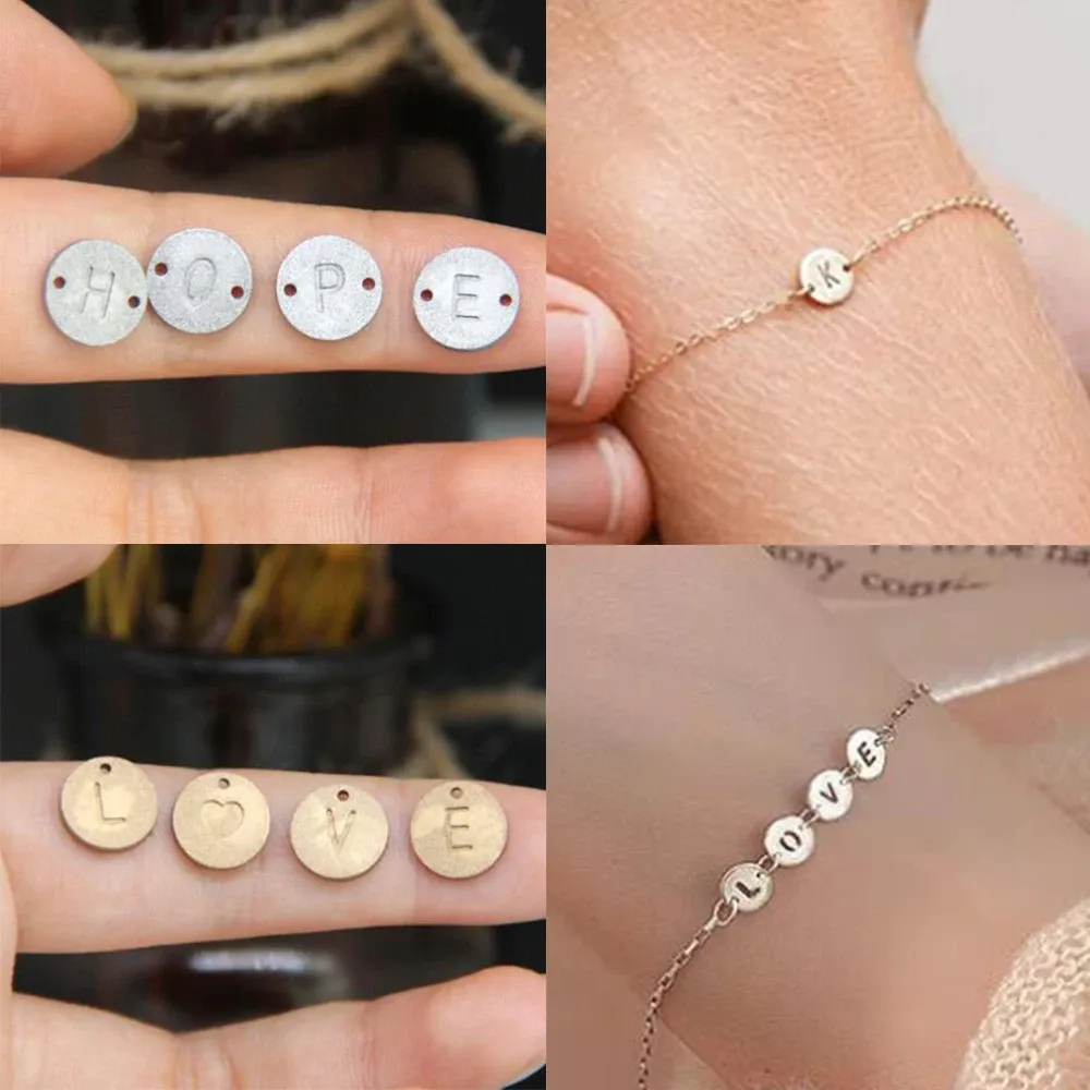 Moule silicone lettres et chiffres pour bracelets bijoux DIY
