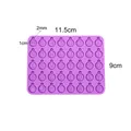 Moule silicone lettres et chiffres pour bracelets bijoux DIY – Couleur Single hole letters