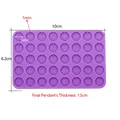 Moule silicone lettres et chiffres pour bracelets bijoux DIY – Couleur Single Hole