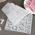 Moule silicone lettres et chiffres pour pendentifs bijoux DIY – 4