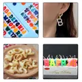 Moule silicone lettres et chiffres pour porte-clés et bijoux – 4