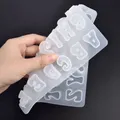 Moule silicone lettres et chiffres pour porte-clés et bijoux – 6
