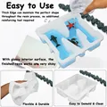 Moule silicone lettres majuscules 26 pièces alphabet – 3