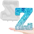 Moule silicone lettres majuscules 26 pièces alphabet – Couleur BLEU CIEL (Z)