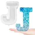 Moule silicone lettres majuscules 26 pièces alphabet – Couleur Bourgogne (J)