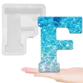 Moule silicone lettres majuscules 26 pièces alphabet – Couleur prune (F)