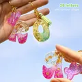 Moule silicone lettres pour porte-clés et bijoux résine – 4