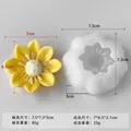 Moule silicone lotus 3D pour bougie et savon – 2