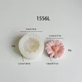 Moule silicone marguerite amour pour bougie parfumée – 4