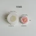 Moule silicone marguerite amour pour bougie parfumée – 5