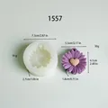 Moule silicone marguerite amour pour bougie parfumée – 6