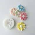 Moule silicone marguerite et tournesol pour bougie – 3