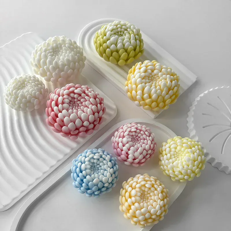 Moule silicone marguerite pour bougie et savon