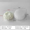 Moule silicone marguerite pour bougie et savon – Couleur vert clair (J-5004)
