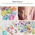 Moule silicone mini lettre pour porte-clés et bijoux DIY – 6