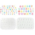 Moule silicone mini lettres cristal – 1