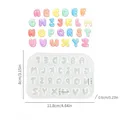 Moule silicone mini lettres cristal – 5