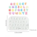 Moule silicone mini lettres cristal – Couleur Cute letter