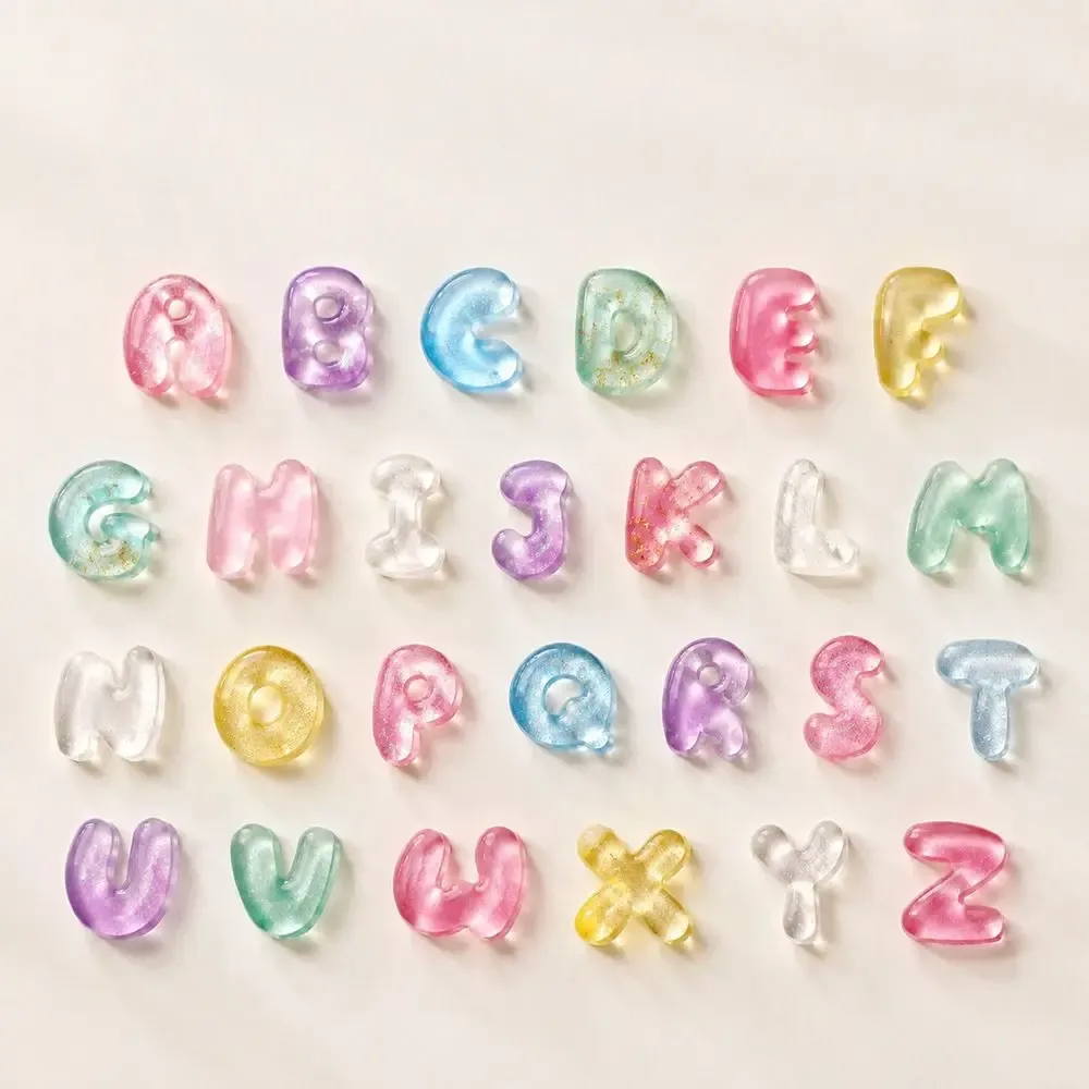 Moule silicone mini lettres cristal