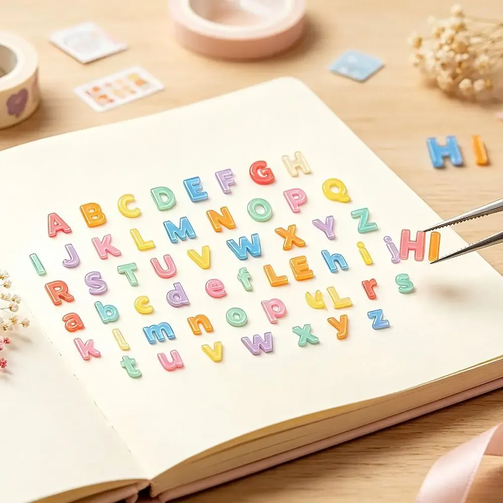 Moule silicone mini lettres cristal