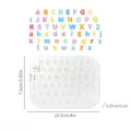 Moule silicone mini lettres cristal – Couleur Flat letter