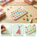 Moule silicone mini lettres et pendentif – 2