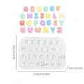 Moule silicone mini lettres pour bijoux et porte-clés – 3
