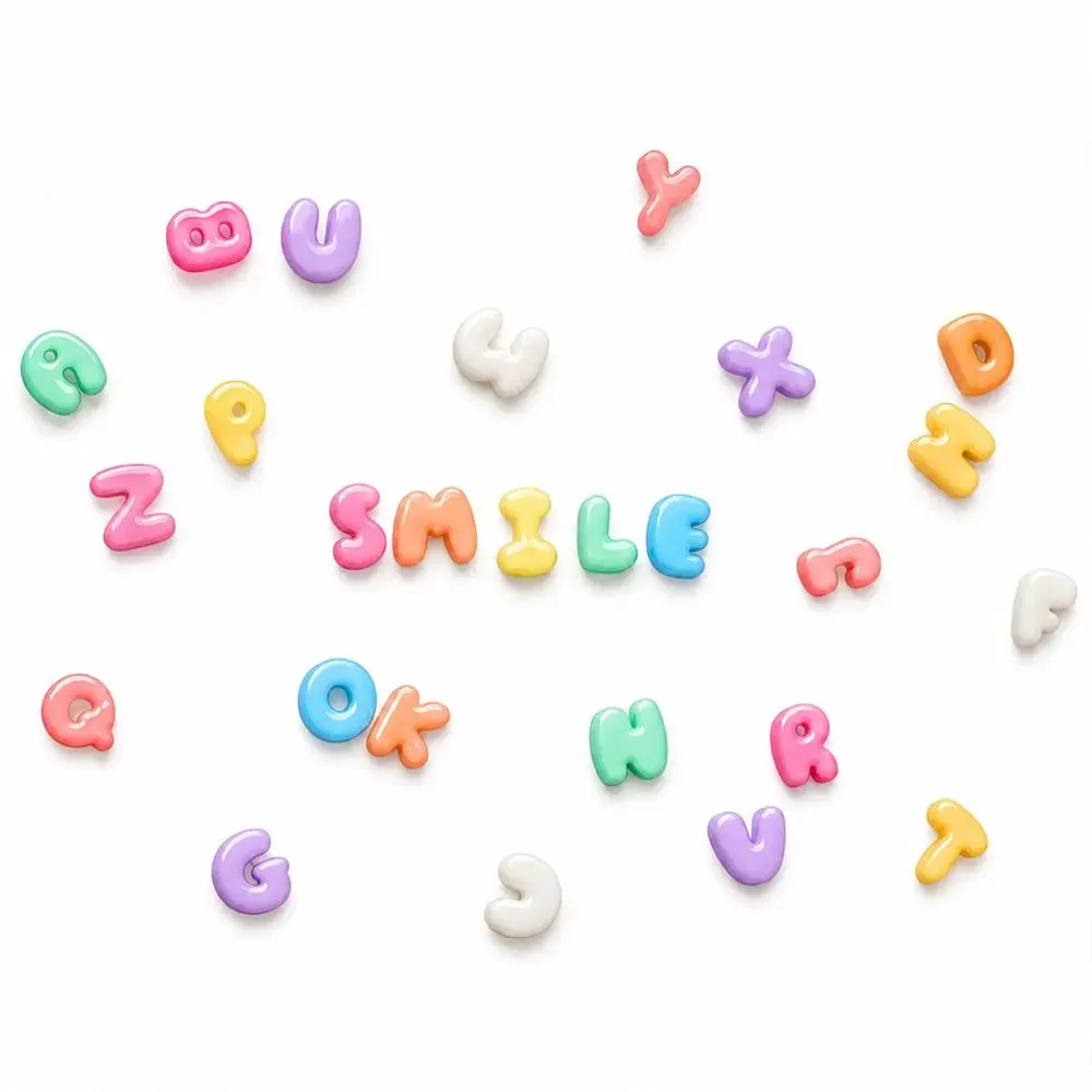 Moule silicone mini lettres pour bijoux et porte-clés