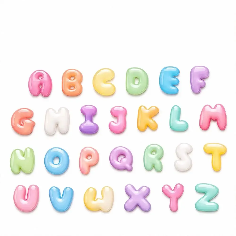 Moule silicone mini lettres pour bijoux et porte-clés
