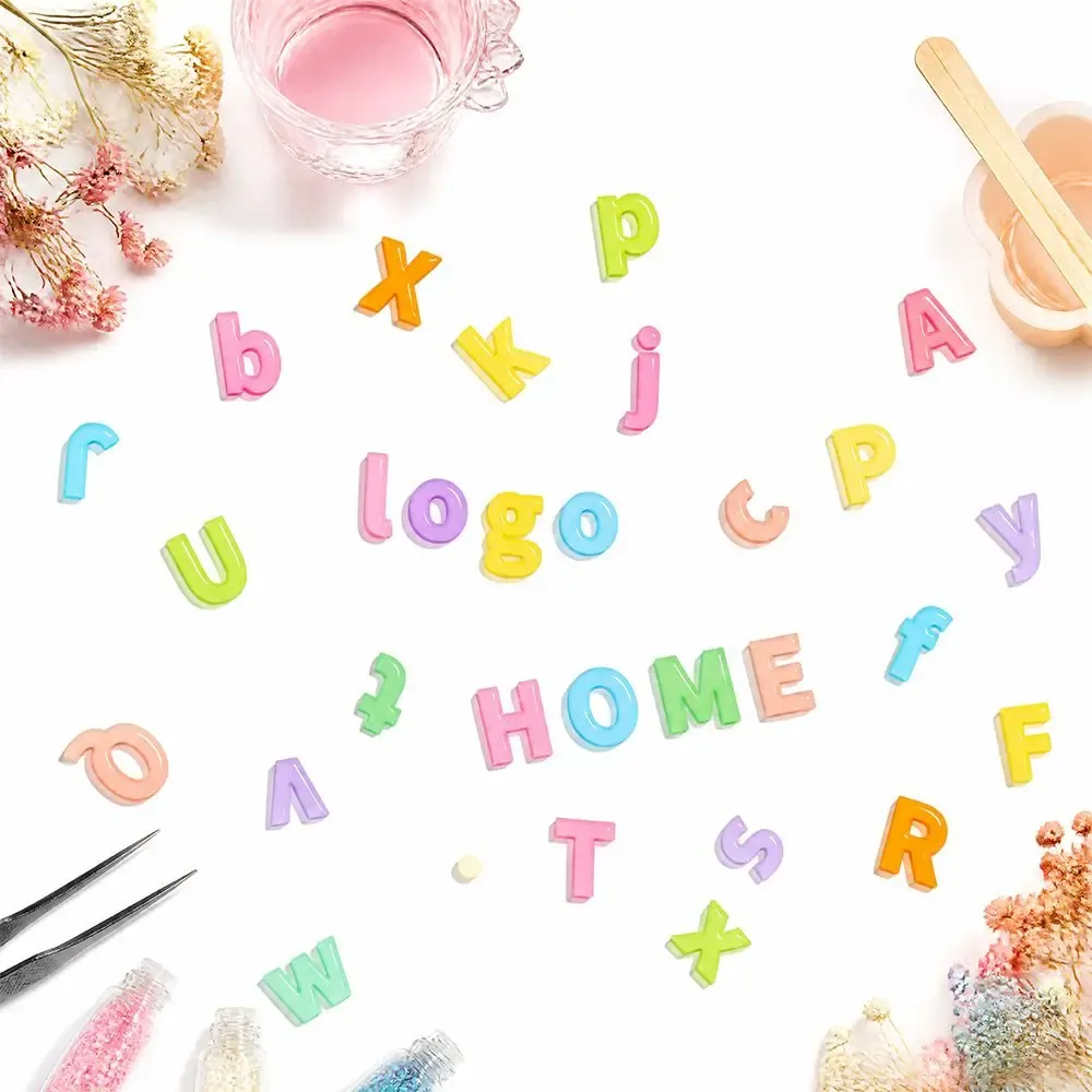 Moule silicone mini lettres pour bijoux et porte-clés