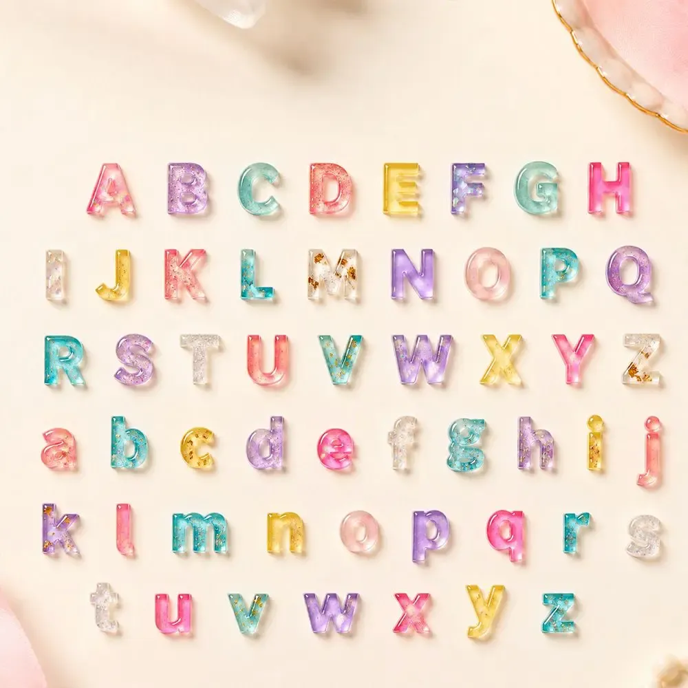 Moule silicone mini lettres pour bijoux et porte-clés