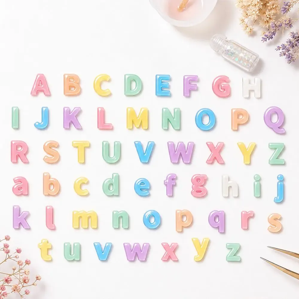 Moule silicone mini lettres pour bijoux et porte-clés