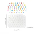 Moule silicone mini lettres pour bijoux et porte-clés – Couleur flat letter