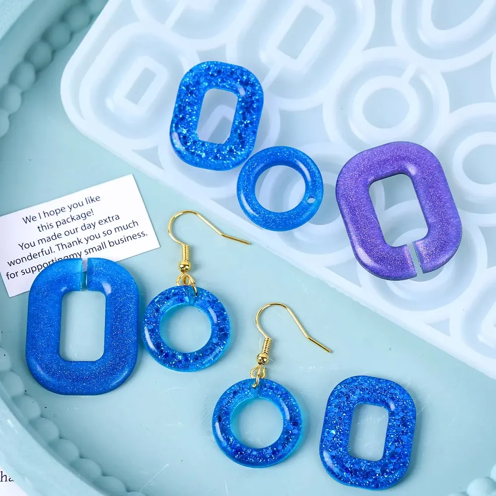 Moule silicone multi-cercles pour bijoux
