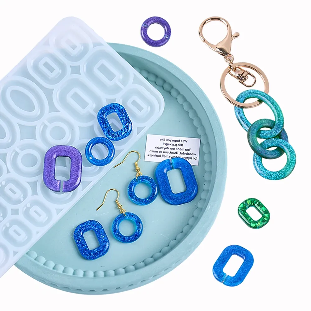 Moule silicone multi-cercles pour bijoux