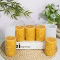 Moule silicone nid d'abeille 3D pour bougies et plâtre – 4