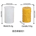 Moule silicone nid d'abeille 3D pour bougies et plâtre – Couleur Moule A