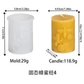 Moule silicone nid d'abeille 3D pour bougies et plâtre – Couleur Moule D