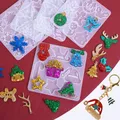Moule silicone noël pour porte-clés et bijoux artisanaux – 3