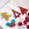 Moule silicone noël pour porte-clés et bijoux artisanaux – 4