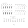 Moule silicone nuage goutte de pluie pour bijoux résine – Couleur Sliver Ear hooks