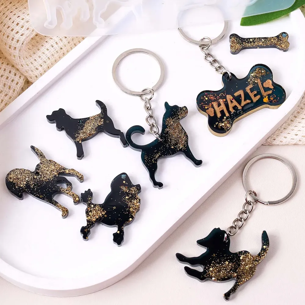 Moule silicone os pour pendentif et porte-clés