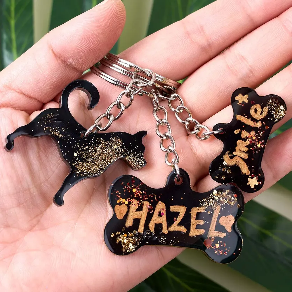 Moule silicone os pour pendentif et porte-clés