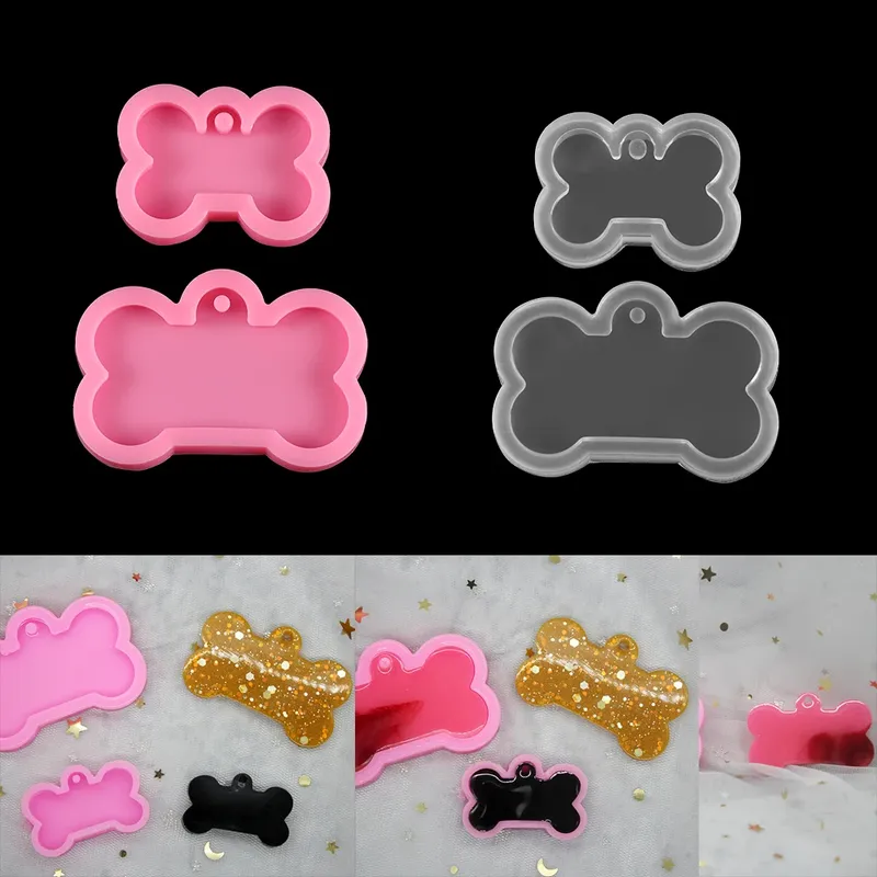 Moule silicone os pour porte-clés et bijoux