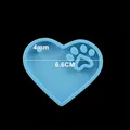 Moule silicone os pour porte-clés et bijoux – Couleur BU L Heart